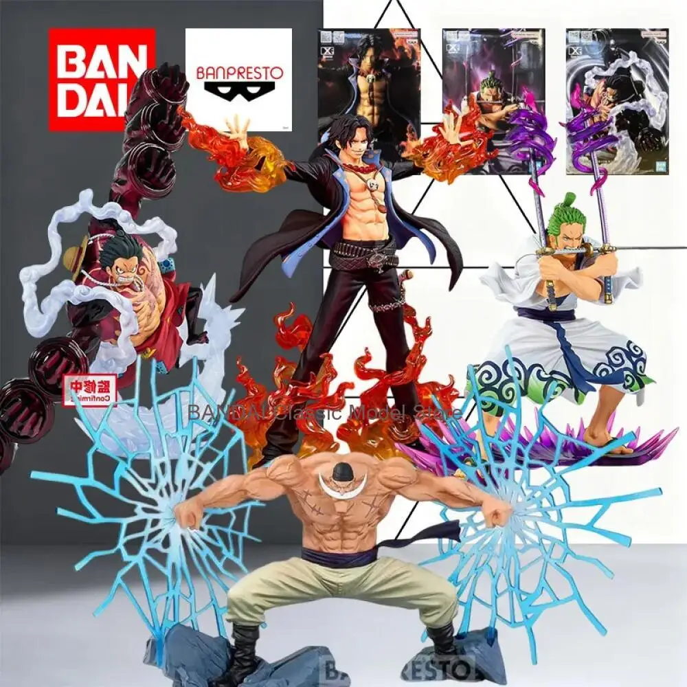 

BANDAI BANPRESTO One Piece: Thousand Storm Edward Newgate DRACULE.MIHAWK Anime Figure Model Toy Gift for Boy Foam Box Sends