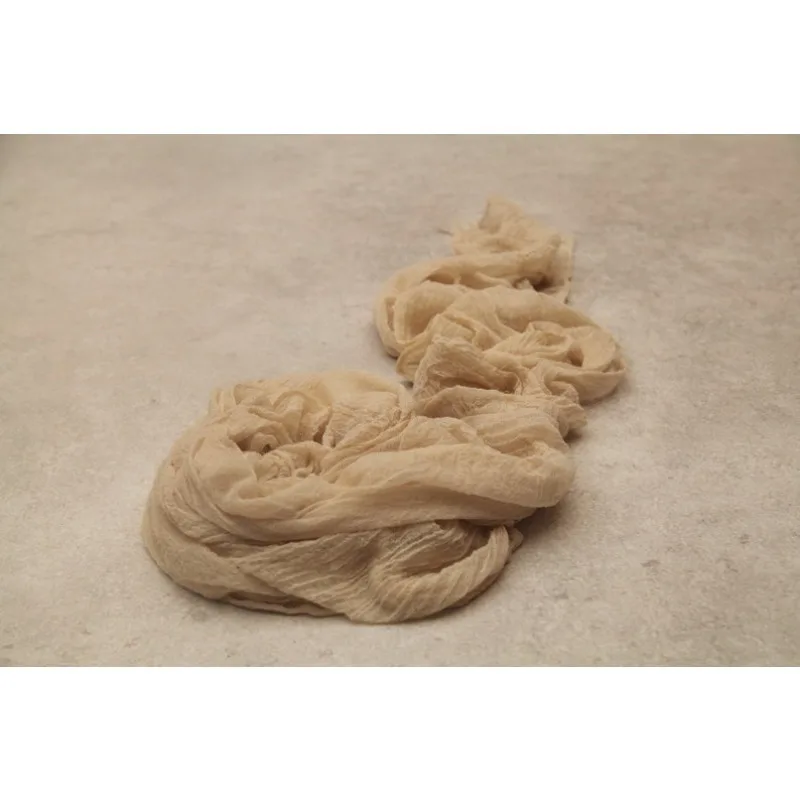 Hand dyed Gauze Sheer Crinkle Cotton Cheesecloth Muslin Baby Wrap Newborn Photo Prop Rustic table runner Wedding Florist Ribbon
