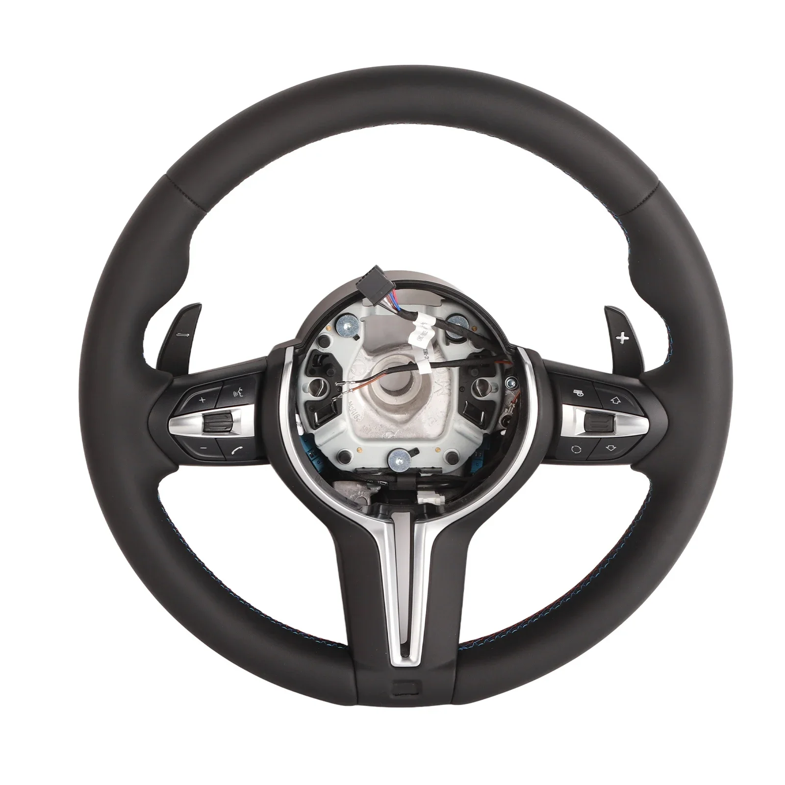 Upgrade for F80 M3 Style Steering Wheel with Paddle Shifters Fits for 3 Series E90 E92 E93 2006‑2013