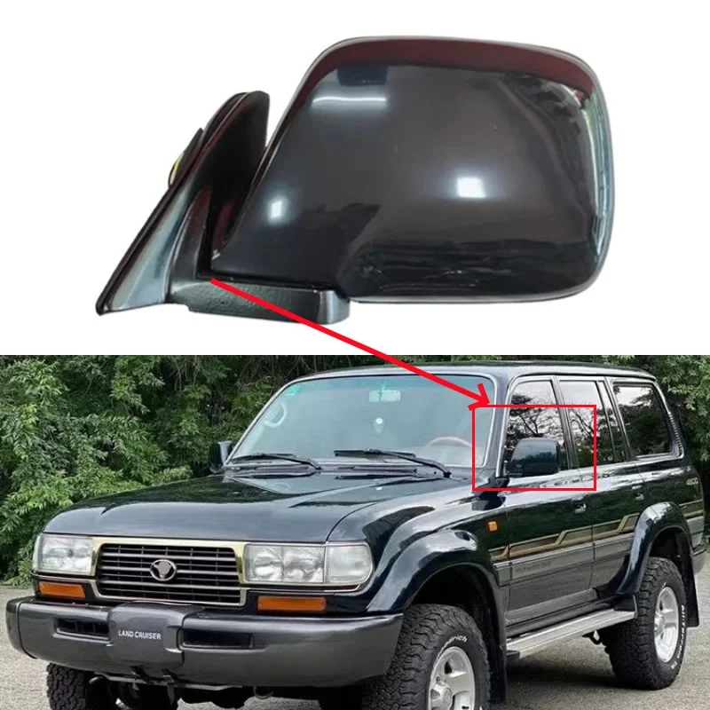 

For Land Cruiser LC80 FZJ80 4500 LX450 91-97 Car Accessories Reversing mirror rearview mirror Electric exterior mirrors 3-wire