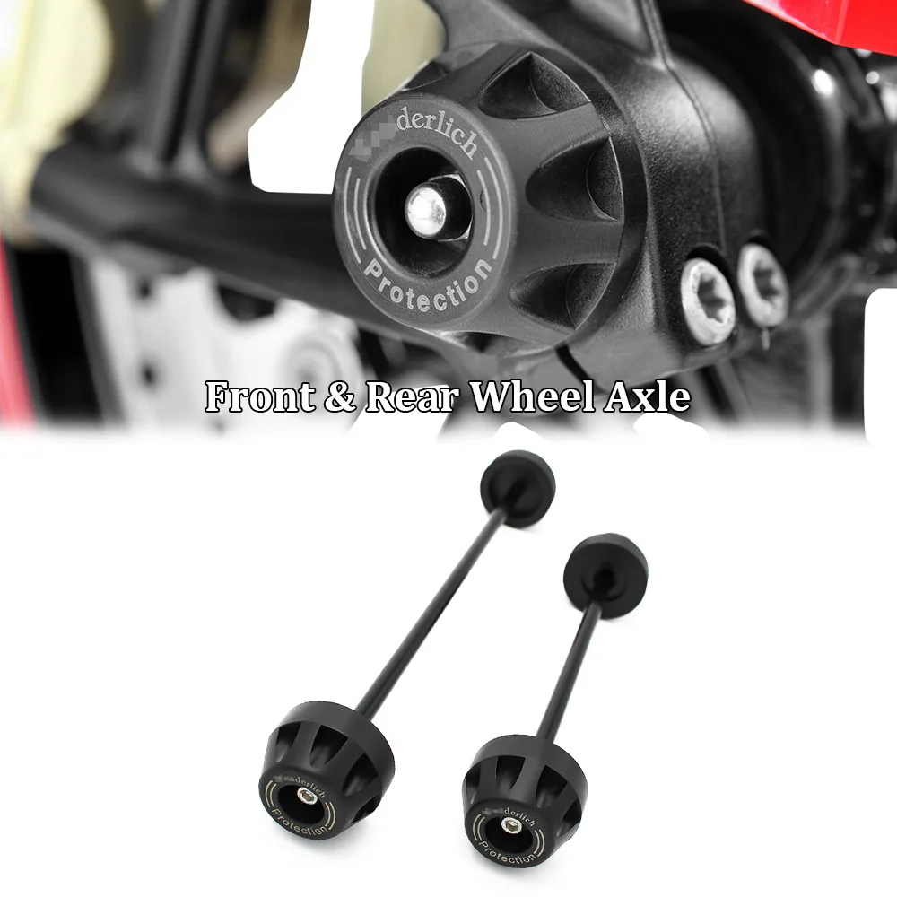 

For BMW S1000RR 2019 2020 2021 2022 S1000R S1000XR 2014-2022 F900R F900XR 2020-2022 Front Rear Axle Sliders Wheel Protection