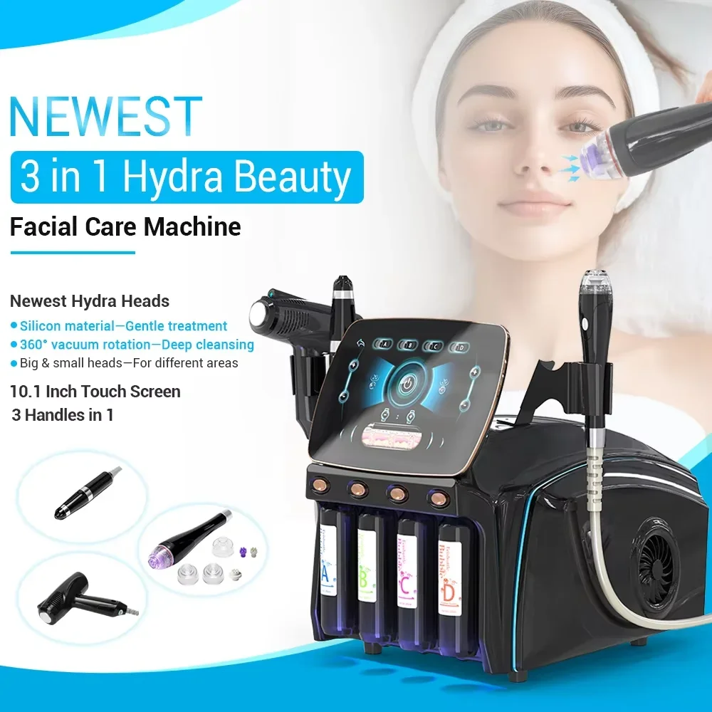Sensive Skin Deep DermaCleanning Skin Beauty Cleansing Facial Bubble Machine Medical-Grade Silicone Nine-hole Cleaner JetPeeling