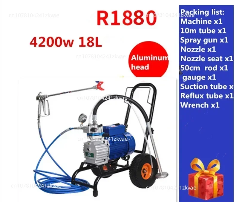 3000W/4000W/4800W High-pressure Airless Spraying Machine Professional Airless Spray Gun Painting Machine Tool Single/double Gun