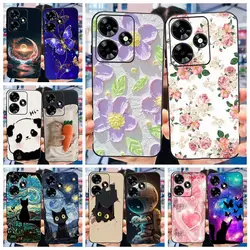For Infinix Hot 30 4G Case Hot 30i Luxury Painted Cover Soft Silicone Phone Case For Infinix Hot 30 Play NFC Hot30 Hot30i Fundas