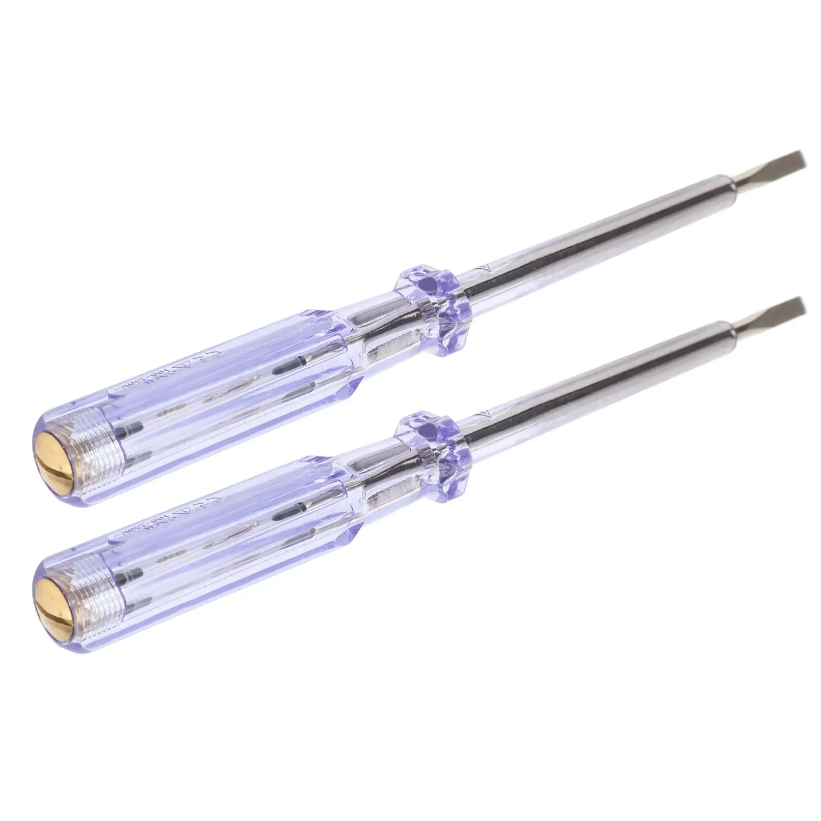 AN-G93 전압 테스트 연필 스크루 드라이버 비트 도구, 전기 기사 AC100-250V 컴팩트 디자인, 2 개