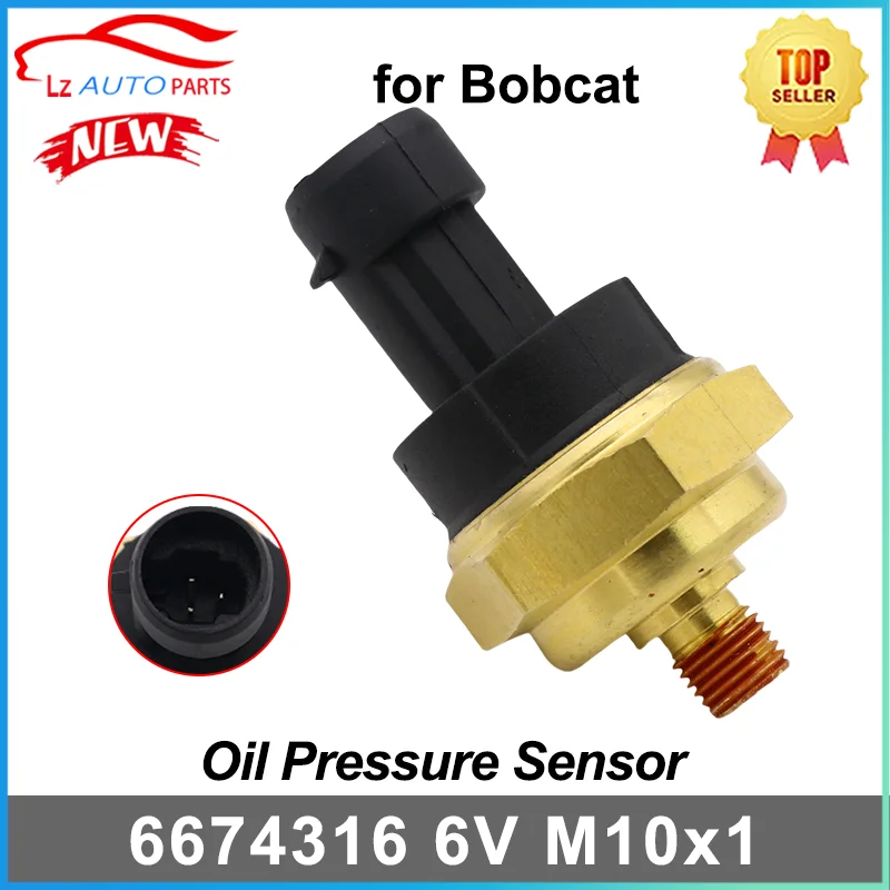 

6V Hydraulic Oil Pressure Switch 6674316 for Bobcat 751 753 763 773 863 864 873 883 963 S130 S150 S160 S175 S185 S205 S220