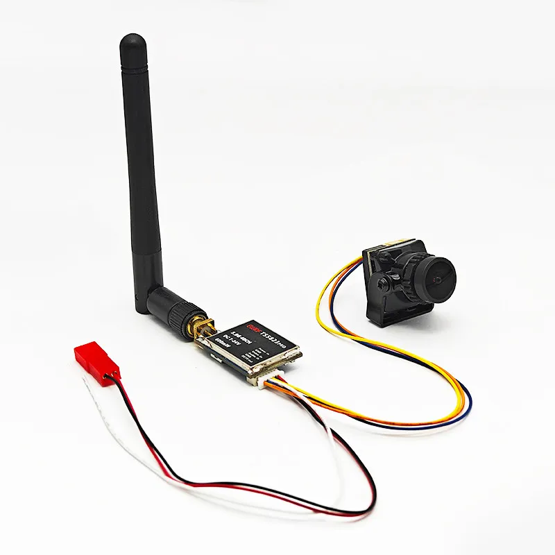 5.8G 200mW/600mW Wireless Video Transmission FPV Camera Set for RC Aircraft with 1800TVL Resolution