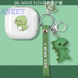 for JBL Wave Flex Case Protective WaveFlex Cute Cartoon Cover Bluetooth Earphone Shell Accessories TWS Headphone Portable