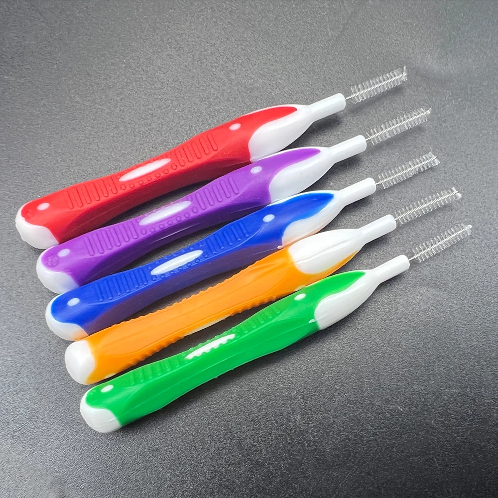 I-type Interdental Brush Health Care Teeth Whitening Interdental Cleaners Orthodontic 0.7mm Dental Tooth Brush Oral Hygiene Tool