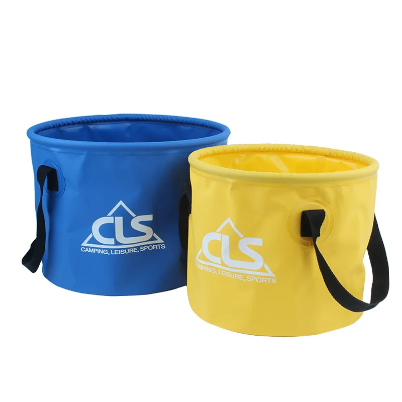 10L 20L 30L Collapsible Bucket Portable Folding Water Bag Outdoor Camping Hiking Wash Basin Fishing Water Container with Handle