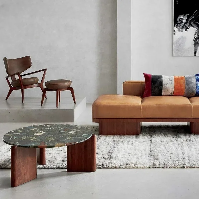 Postmodern light luxury atmospheric curved sofa hotel clubhouse sales department reception sofa