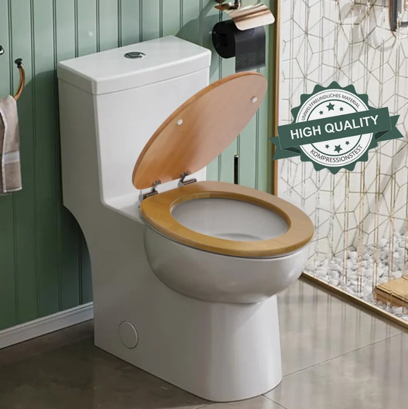 Sainos WC-Sitz mit Absenkautomatik, Toilettendeckel mit Soft-Close, Toilettensitz mit. Toilettensitze für Badezimmereinrichtungen – Detail 8