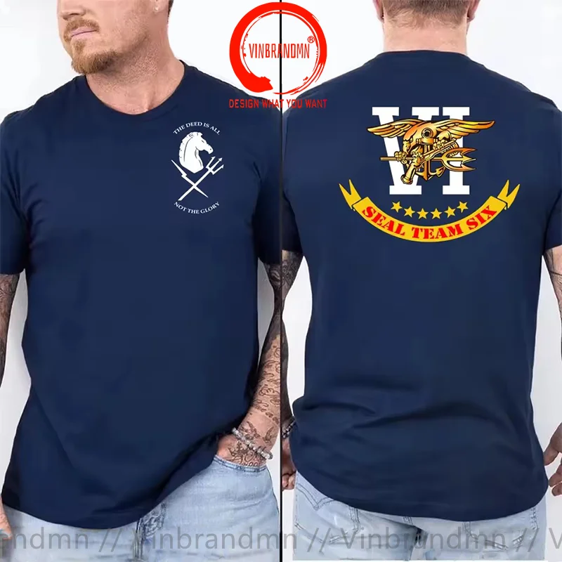 Naval Special Force NSWDG Seal Team Six DEVGRU Black Squadron T-Shirt 100% Cotton O-Neck Summer Short Sleeve Casual Mens T-shirt