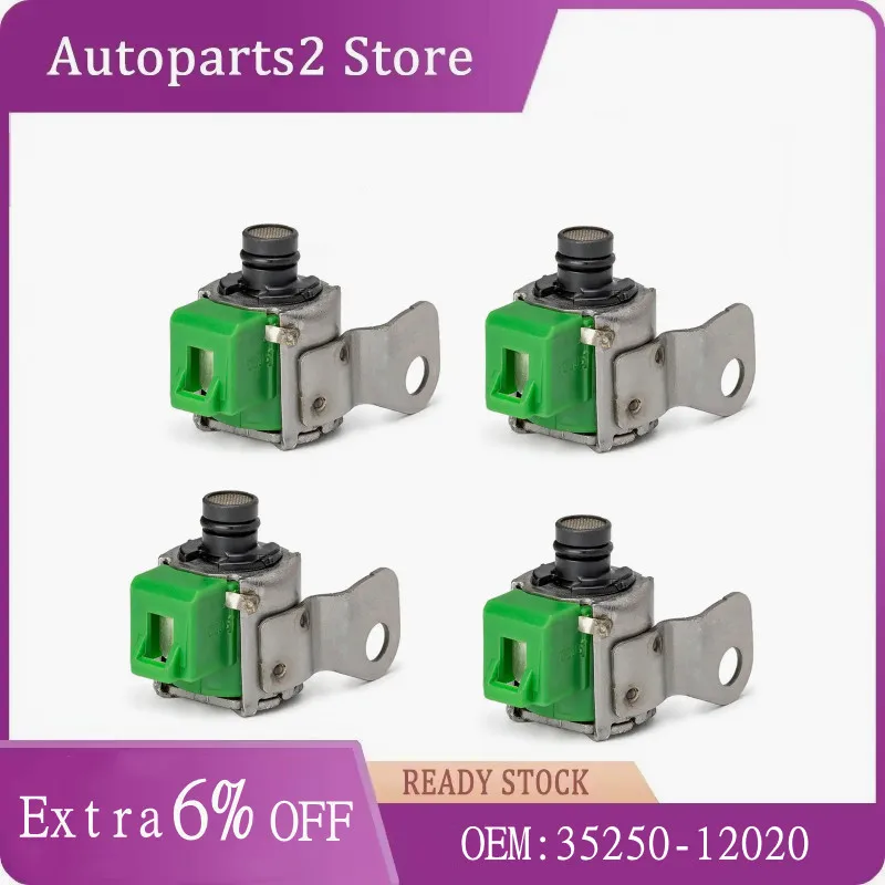 1Pc/4Pcs Transmission Control Solenoid 35250-12020 3525012020 For Toyota Corolla Matrix 2003 2004 2005 2006 2007 2008