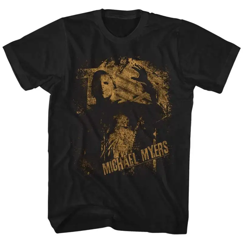Halloween Vintage Myers Black Adult T-Shirt