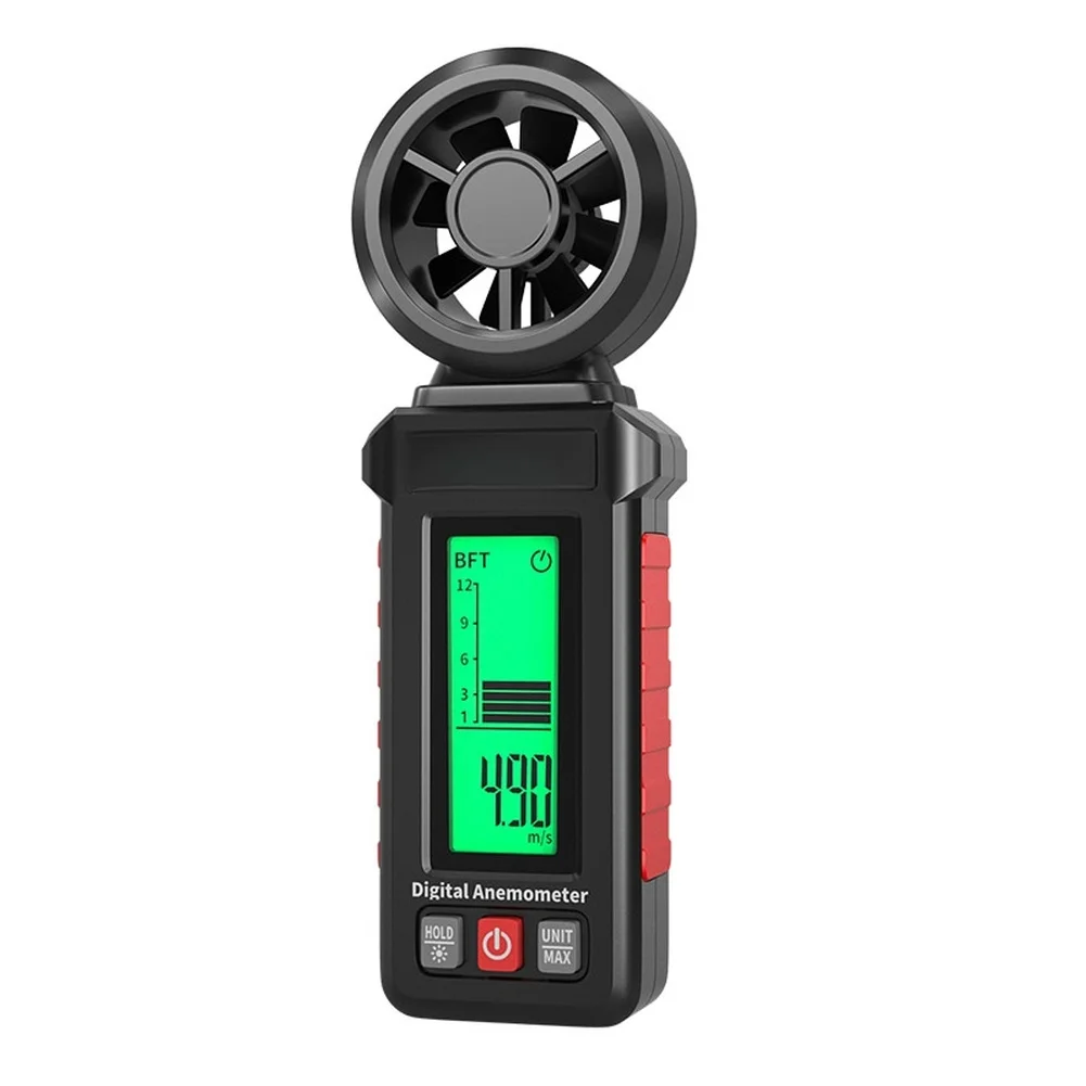 

BL-76 Portable Anemometer with High Sensitivity Bearing Impeller Sensor and 0.5s Sampling Time for Fast Readings