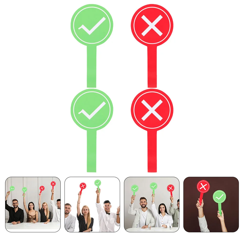 Voting Paddles Yes Or No Paddles Auction Signs Green Red Answer Paddles True False Sign Boards Teacher Classroom Game