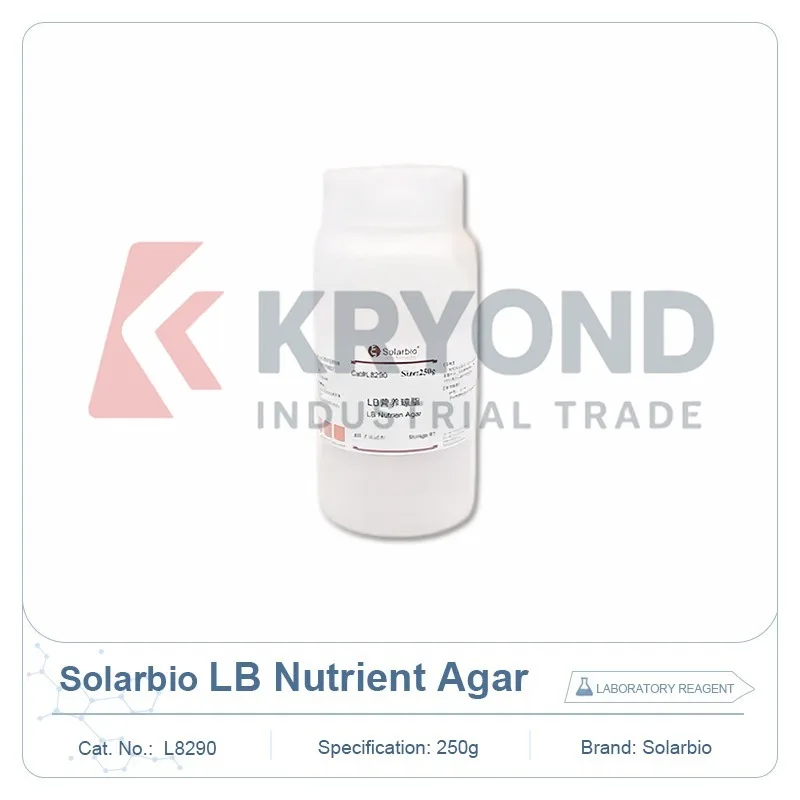 Solarbio LB Nutrient Agar BR L8290 Microbial Culture Medium Reagent for Laboratory Culture Medium 250g Use Material Kit Only Lab