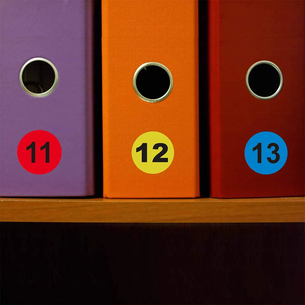 أرقام ملونة ملصقات للتسمية لتقوم بها بنفسك كرافت لاصق تسميات ملصقات المنزل مدرسة مكتب بمناسبة الترقيم ملصقات القرطاسية