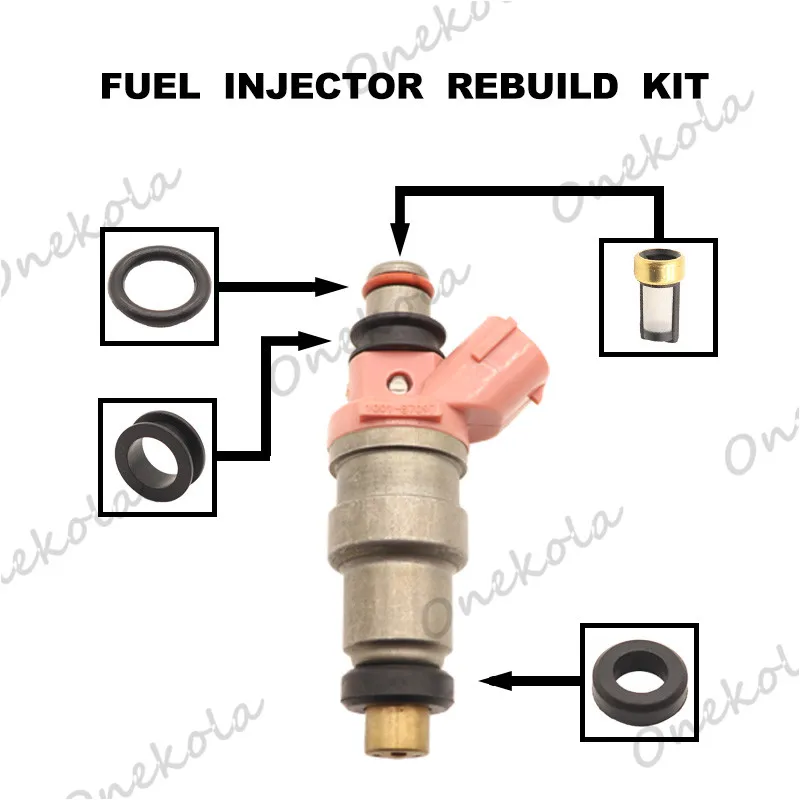 

Fuel Injector repair kit Orings Filters for Nissan car 1001-87097