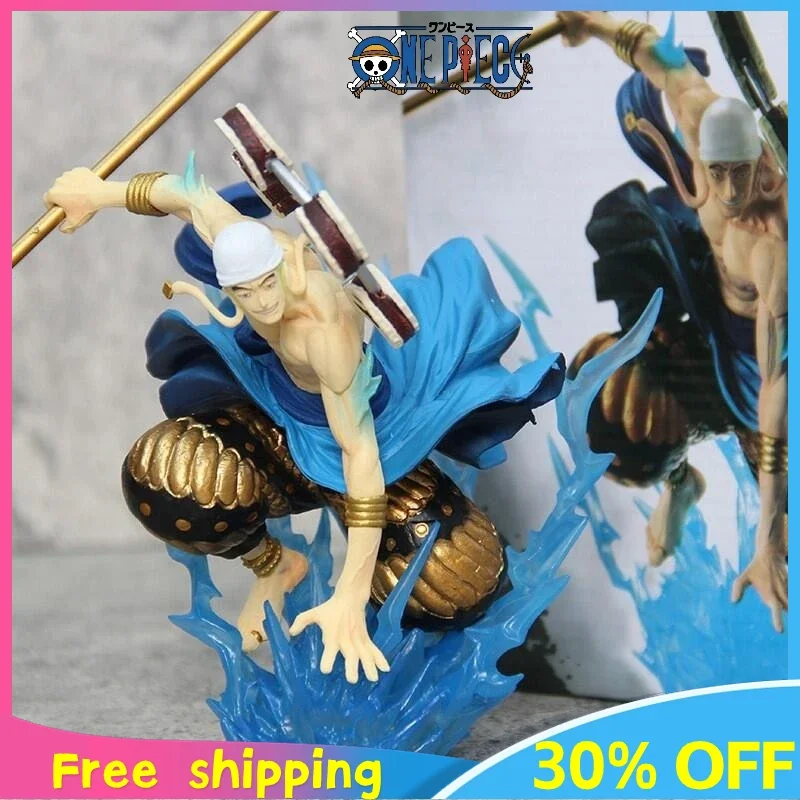 

16cm ONE PIECE Anime Figure Enel Action Figures Room Decorative Collection Cartoon Figure for Childrens Model Statue Gifts Toys