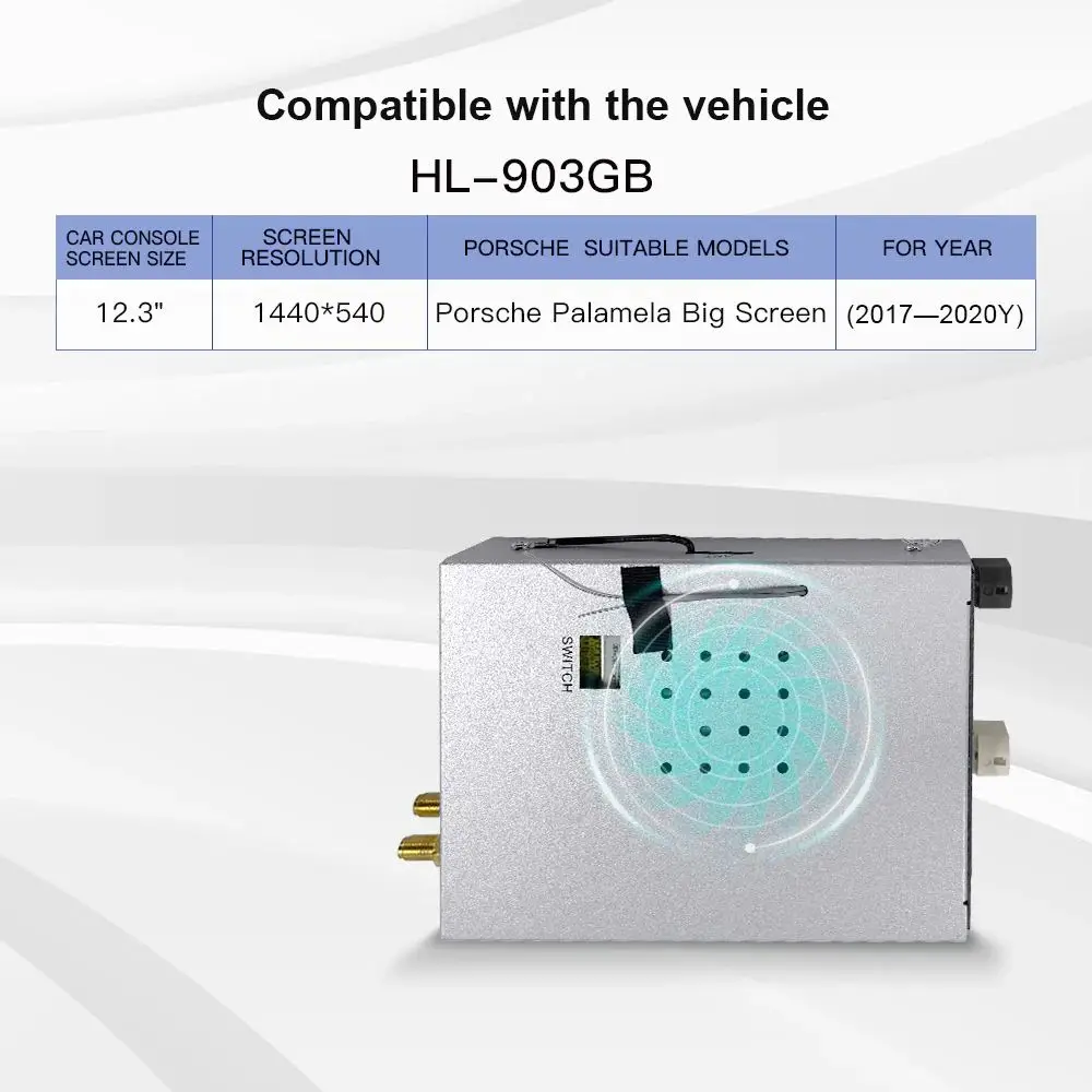 ตัวรับสัญญาณ WiFi รถยนต์แอนดรอยด์สำหรับปอร์เช่ Panamera พร้อมระบบแอนดรอยด์13ระบบการอัปเกรดหน้าจอการสะท้อนภาพ GPS 4G WiFi สเตอริโอ