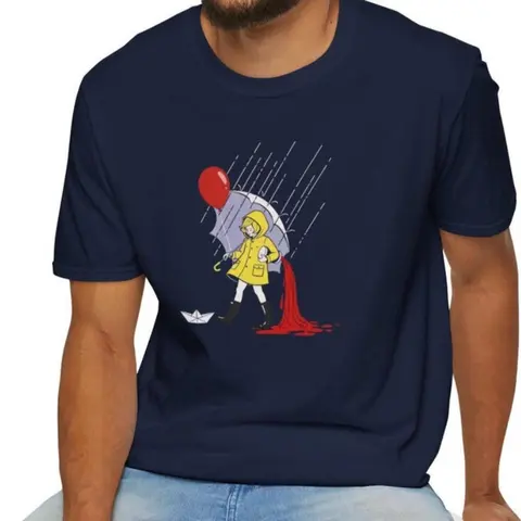 IT Salt Unisex Softstyle Tee Horror Gift Stephen King Welcome To Derry Graphic T Shirts COTTON Shirt TV Series Fans Tshirt