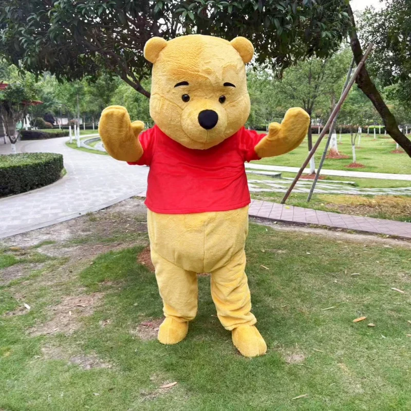 

Cosplay Cartoon Character Winnie The Pooh Bear Mascot Costume Advertising Ceremony Fancy Dress Party Animal Carnival Props
