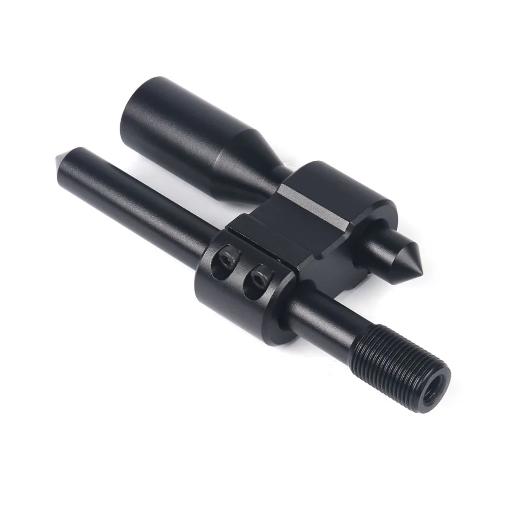 Mechanische Textur Hochwertiger Auto-Aluminium H-Typ Schaltknauf-Verlängerung Einstellbarer Schalthebel mit Drei Adaptern – Detail 3