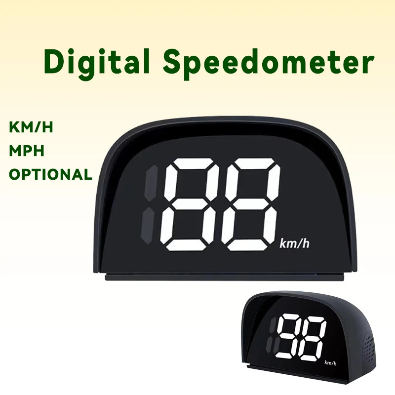 Car Head Up HD Display GPS Speedometer Speed KMH Digital HUD Windshield Projector For All Cars Auto Electronics Accessories