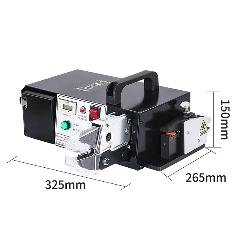 New Electric Terminal Crimping Machine EM-6B2BC Wire Stripping Cutting Function Crimper Tools 0.25-35MM