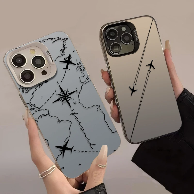 Travel-Inspired Airplane Case for Xiaomi POCO X7 X6 X5 X3 NFC F7 Ultra F6 F5 Pro F4 F3 GT M5S C65 C75 M3 M4 M5S M6 Pro 4G 5G