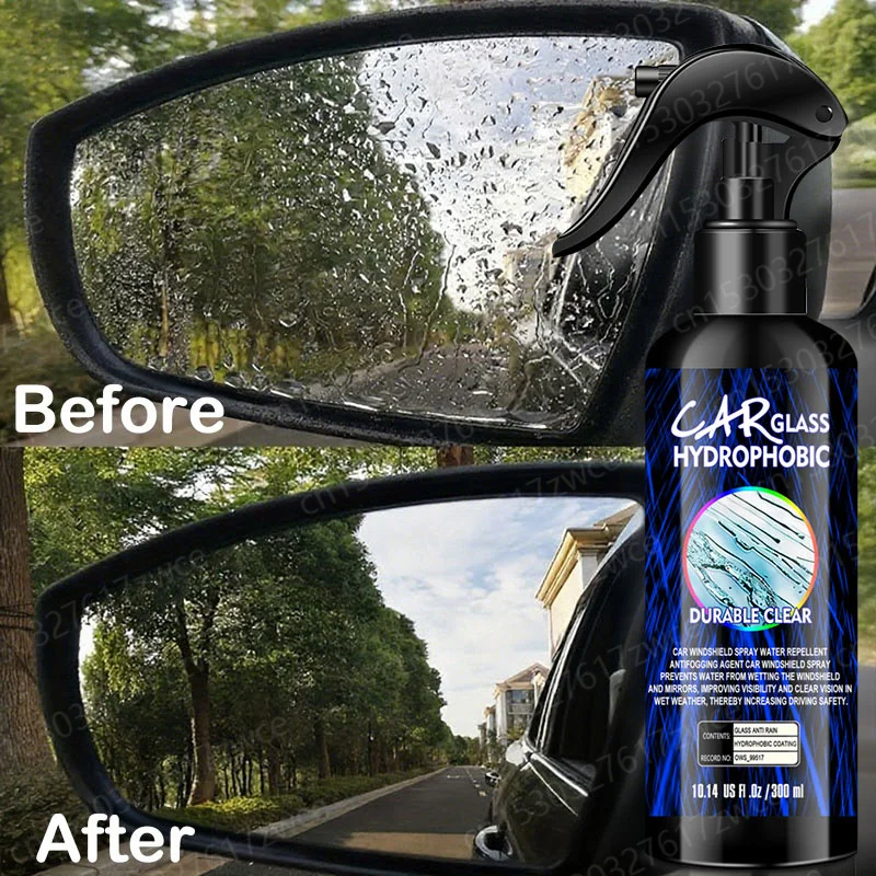 Car Water Repellent Spray Anti Rain Coating For Cars Glass Hydrophobic Anti-rain Liquid Windshield Mirror Mask Auto Chemical Age