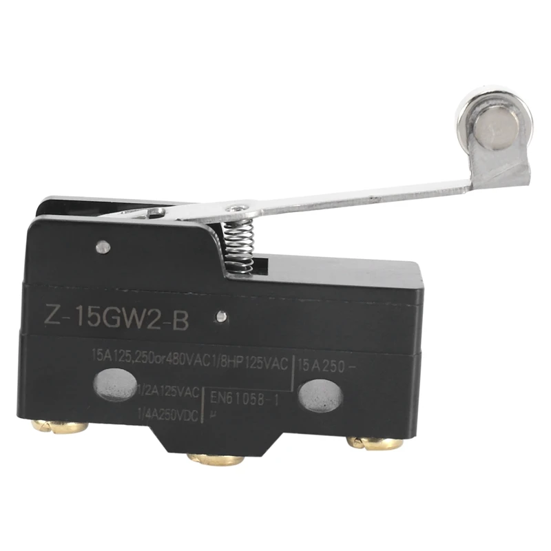 NEW-Panel Mount Long Hinge Roller Lever Ac Dc Basic Micro-Switch Z-15Gw2-B