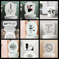 T753#Various Patterns Wall Sticker Bathroom Toilet Decor Living Room Cabinet Home Decoration Decals Beautify Self Adhesive Mural