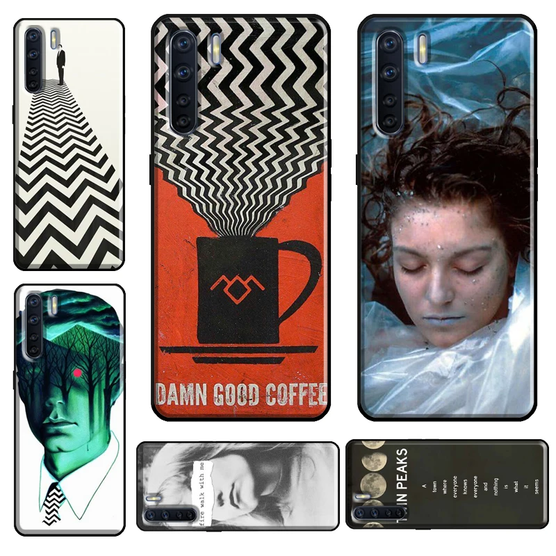 Fire Walk With Me Twin Peaks Case For OPPO A78 A76 A96 A54 A74 A94 A5 A9 A31 A53 A15 A16 A17 A52 A72 A91 A93 A77 A57s