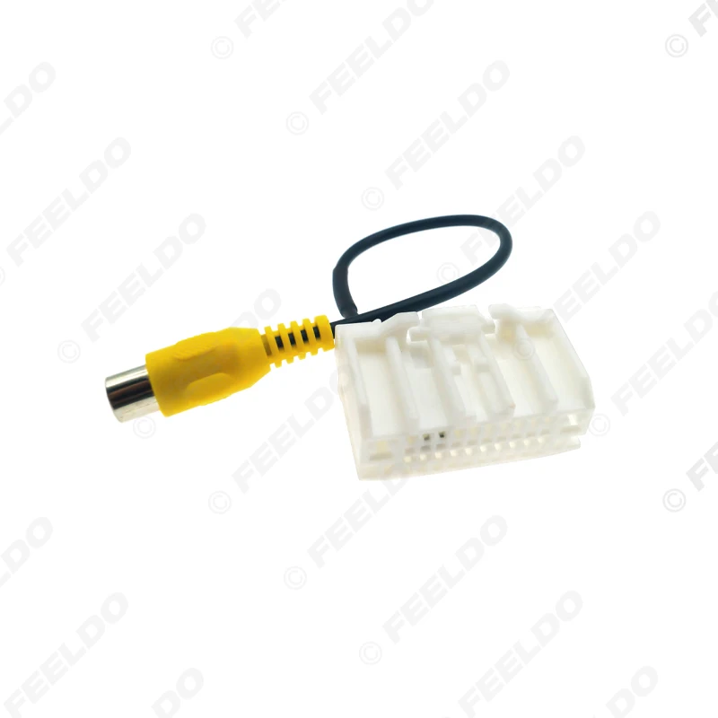 Car Audio Radio Parking Rear Camera Video Plug Converter Cable For Jeep Wrangler Auto Reverse Wire Adapter
