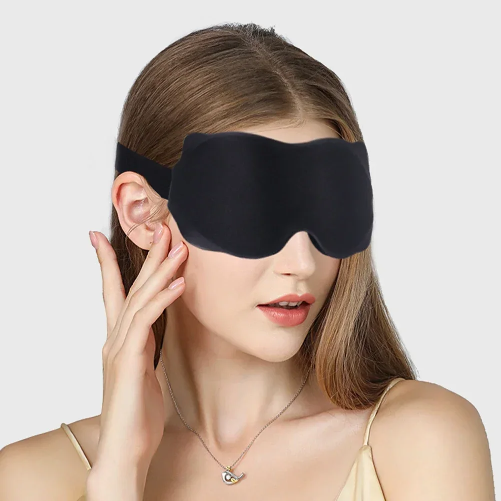 3D Sleeping Mask Memory Foam Block Out Light Sleep Mask Eye Shade Blindfold for Eye Sleep Masker Sleeping Aid Face Mask Eyepatch