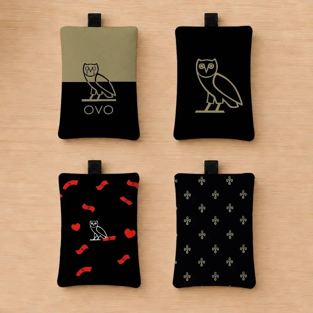 Rapper D-Drake Ovo Waterproof Zippered Coin Purse – Lightweight Hanging Wallet For Coins ID Cards