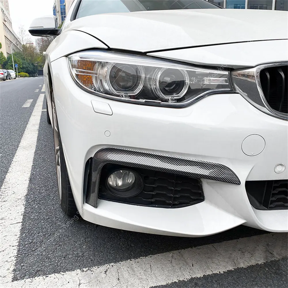 2014 To 2020 For Bmw 4 Series F32 F32 F36 420d 425d 430i 430d 435d MP Tech Front Bumper Lip Splitter Spoiler Fog Lamp Grille