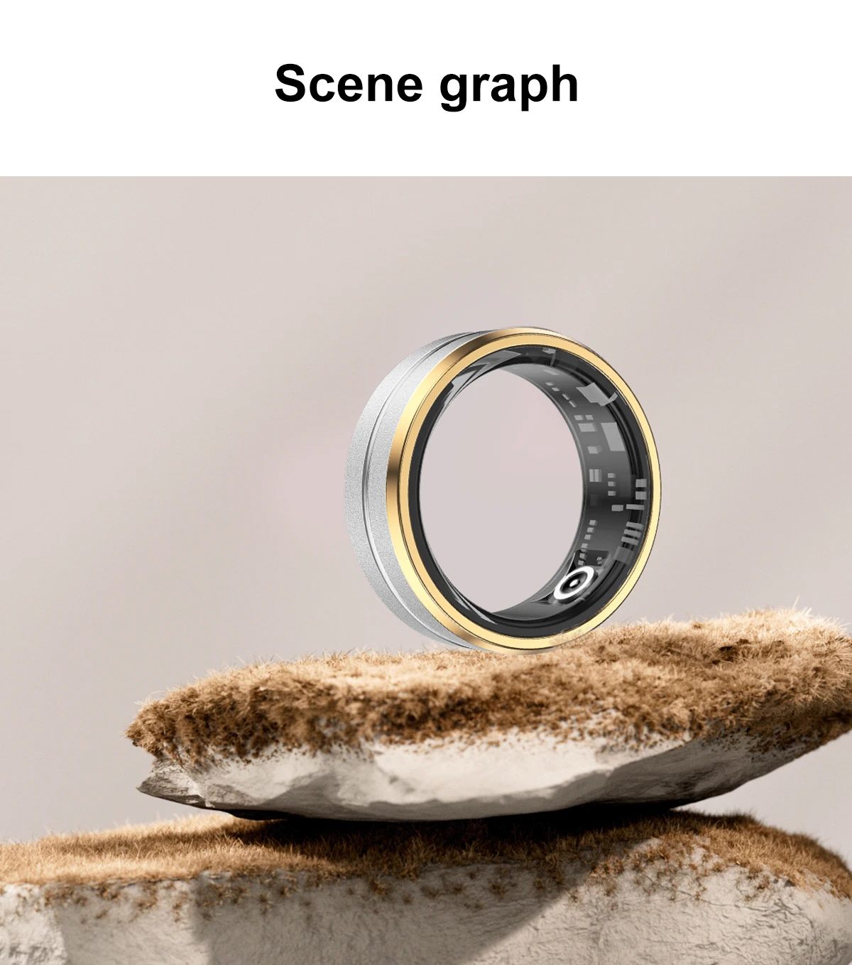 2025 New Multi functional Sports Smart Ring Health Monitoring Blood Oxygen Heart Rate Monitor Step Bracelet Ring