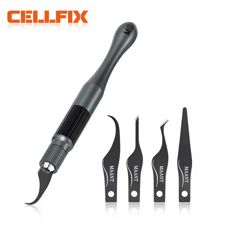 

MaAnt Multifunctional Glue Removal Knife Hand Polished Elastic Blade Cut off Black Glue Main Board IC CHIP Edge Adhesive Removal