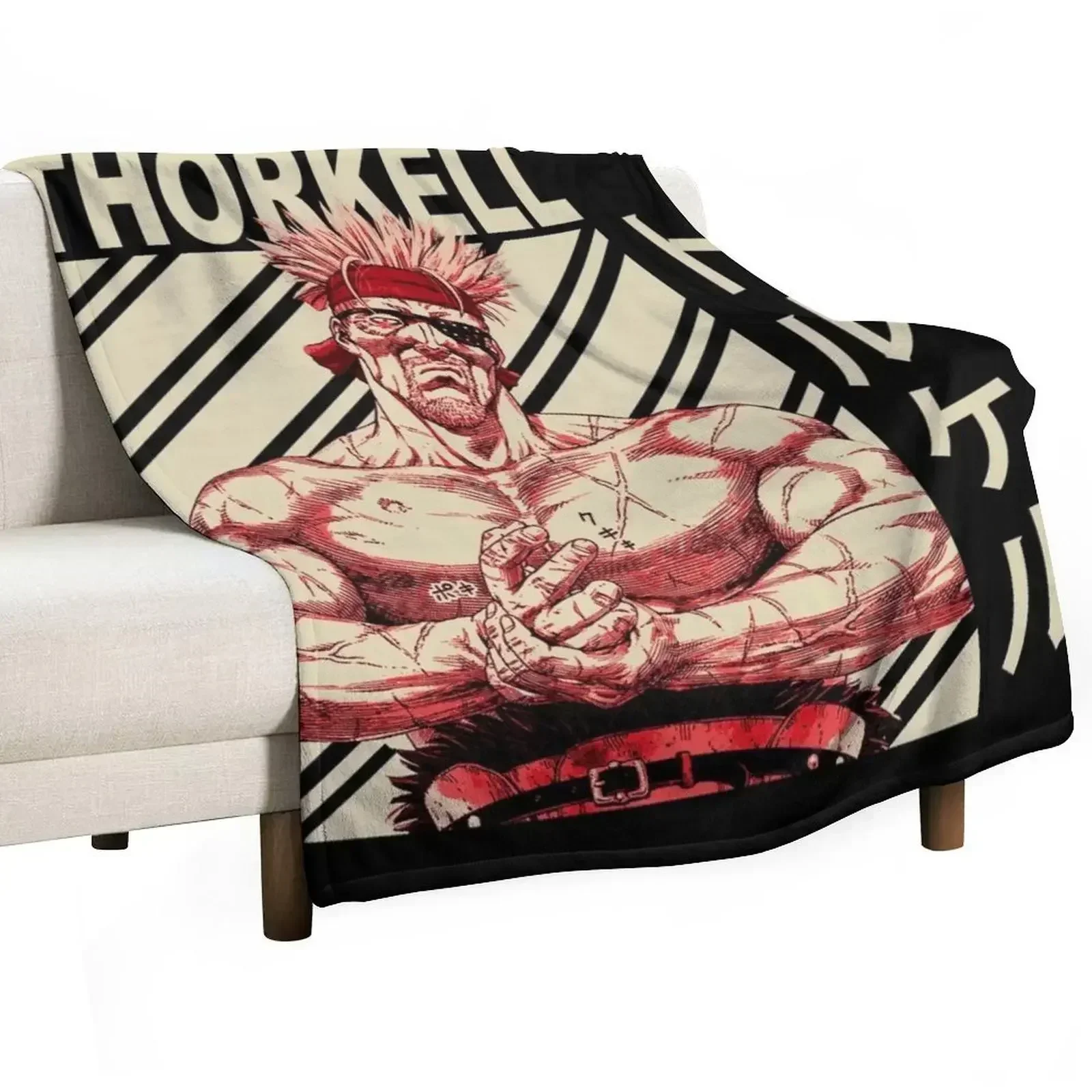 

Thorkell the Tall - Vintage Art Throw Blanket Shaggy Furry Soft Blanket for Bedroom Living Room