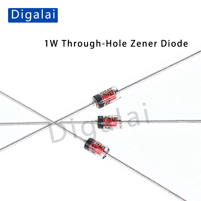 1W axial Zener diode 1N4733A 27/28/32/33/34/38/39/41/42/43/44/46/49/52