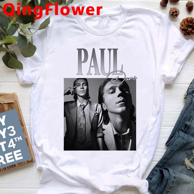 أنا القلب بول دانو الكلاسيكية تي شيرت رجالي الشارع الشهير أنيقة موضة الكرتون تي شيرت الذكور خمر Harajuku للجنسين تي شيرت #2