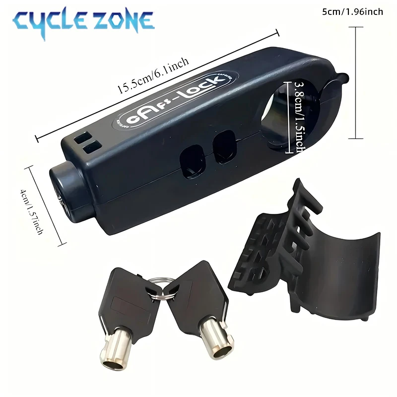 Mini Electric Vehicle Bike Anti-Theft Lock Portable Bicycle Brake Handlebar Grip Locks MTB Road Cycling Lock Scooter Motorcycle