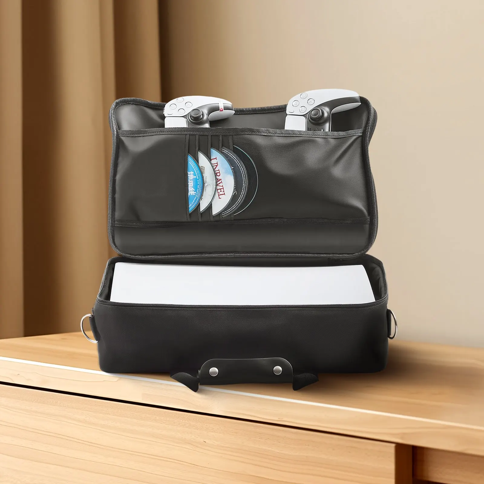 

PS5 Carrying Case Travel Bag For Playstation 5 PS5 Slim Waterproof Nylon