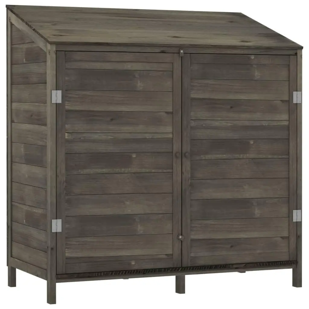 Medium Outdoor Garden Shed Solid Fir Wood Tool Organizer Backyard Cabinet Weather-Resistant 40.2x40.2x44.1 In, Customized