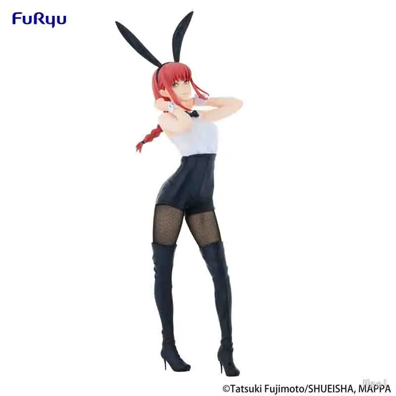 In Stock Original Genuine FuRyu BCB BiCute Bunnies Figure POWER MAKIMA Authentic Collection Model Animation Character Toy