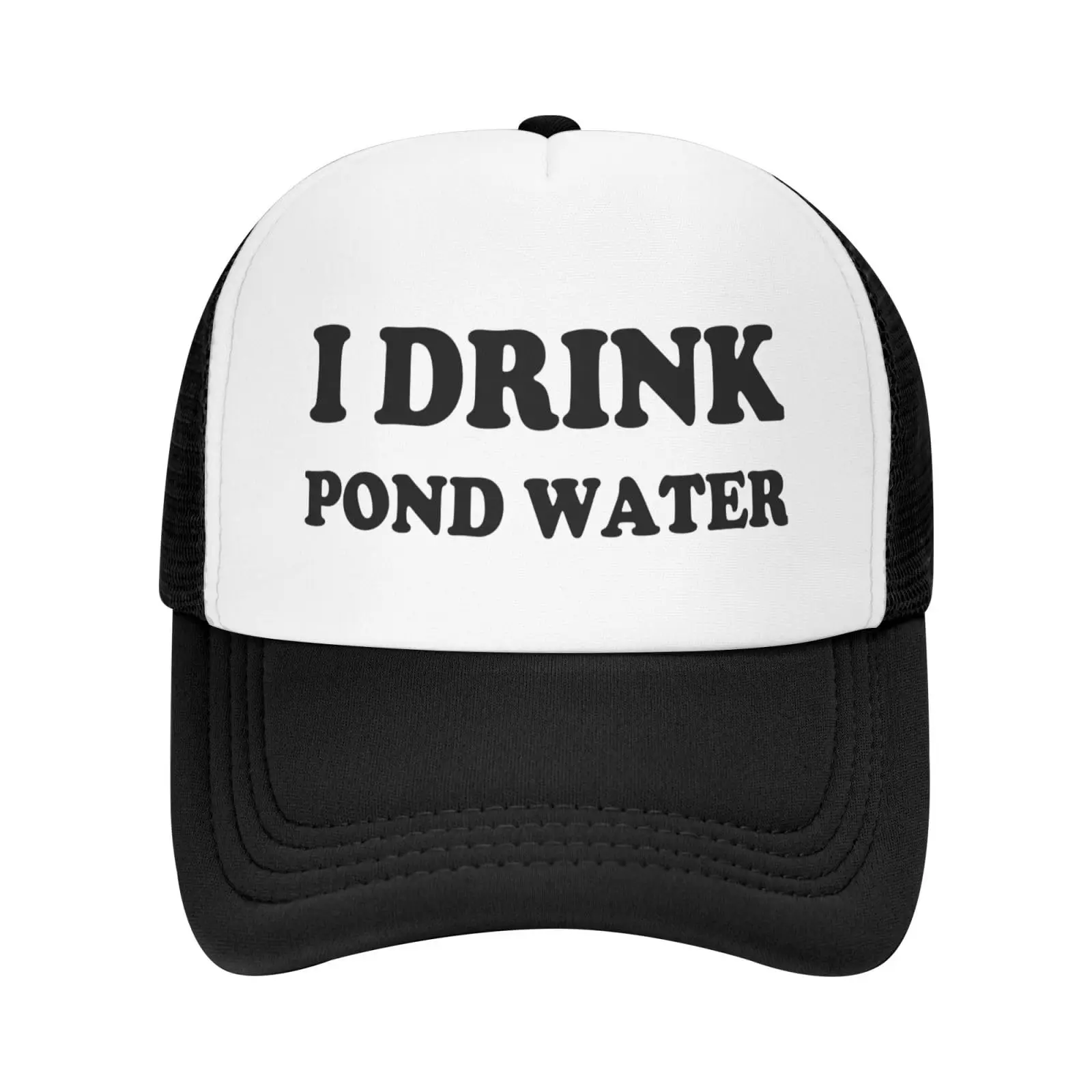 I Drink Pond Water Funny Trucker Hats cappelli divertenti per uomo cappelli da festa per adulti cappellini da Baseball Snapback Vintage